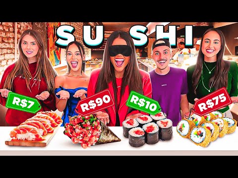 TODO SUSHI QUE VOCÊ COMER EU VOU PAGAR!!! ÀS CEGAS