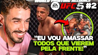 ATROPELANDO A WFA EM BUSCA DA VAGA NO UFC! | MODO CARREIRA UFC 5 #2