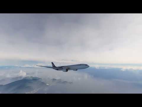 Thai A330-900 Take Off Penang