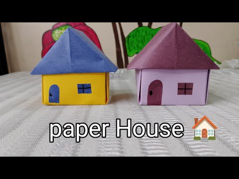 How to make easy paper House 🏡 || easy craft ideas || craft ideas for kid || paper craft