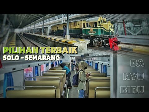 CUKUP BAYAR 40 RIBU DAPET KELAS BISNIS NYAMAN | Review Kereta Banyubiru rute Solo - Semarang