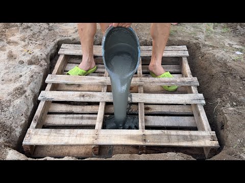 Creative ideas from Cement and Wood pallet, Easy DIY Dream Garden For You
