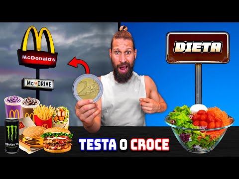 Una MONETA controlla il mio CHEAT DAY di COMPLEANNO - (Sgarro o Dieta)