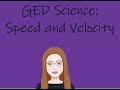 Speed, Distance, and Velocity Concepts