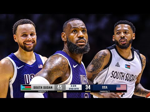 USA vs South Sudan - Full Game Highlights | July 20, 2024 | USA Basketball Showcase | Paris Olympics