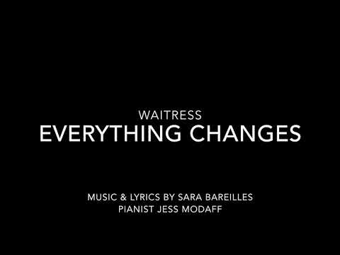 Everything Changes from Waitress – Piano Accompaniment