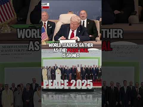 World leaders gather in Egypt for Gaza peace deal