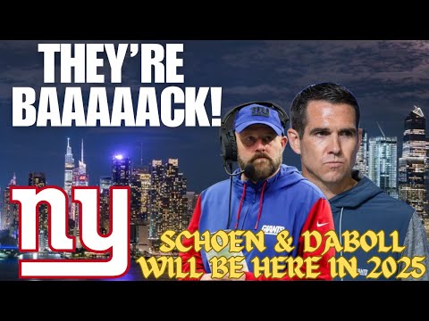 New York Giants, Despite a Historically Poor Season  Both Joe Schoen & Brian Daboll Are Back in 2025