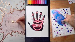 21 Art Ideas for When you are Bored from ARTISTOMG 🫶✨🤩  Art that will Inspire You! ✨🧑🏻‍🎨 #artistomg
