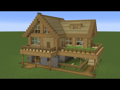 Minecraft - How to build a Birch Wood Survival House Base