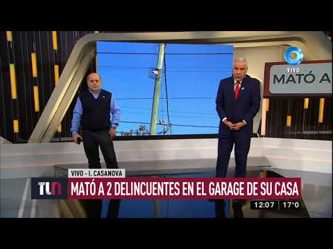 Mató a los delincuentes delante de su hijita