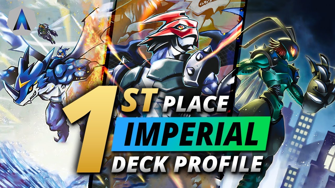 1ST PLACE!!! BEST! Imperialdramon Deck Profile & Combos! | Digimon Card Game (EX3 Format)