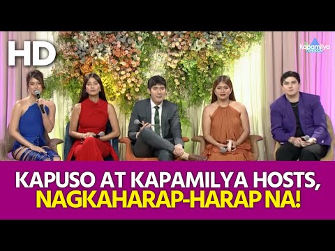 Mga Kapamilya at Kapuso hosts, nagharap-harap na para sa Pinoy Big Brother: Celebrity Collab Edition