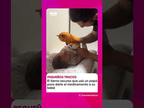 TRUCO PARA DARLE EL REMEDIO A TU BEBÉ