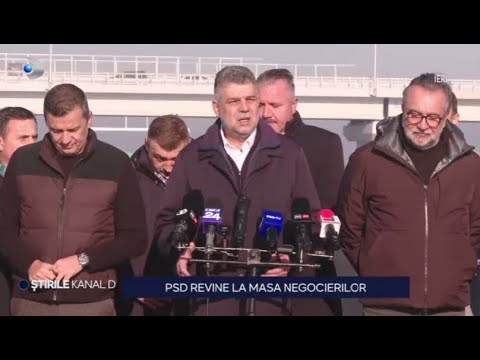 Stirile Kanal D - PSD revine la masa negocierilor. Fum alb la Palatul Victoria! | Editie de seara