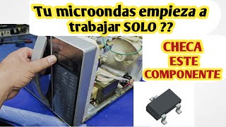Tu microondas empieza a trabajar solo y aveces No trabaja  aquí tu solucion👇👇👇👇