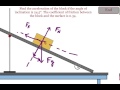 Forces and Motion on Inclines