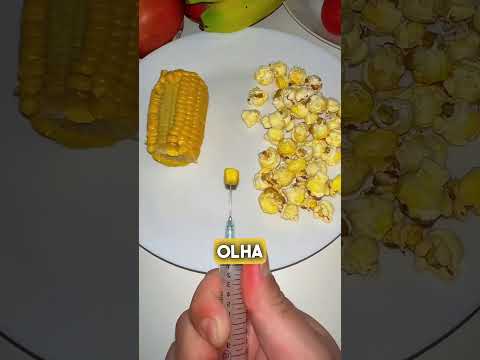 👆Novo jeito de fazer pipoca 🍿💉🤔🤯