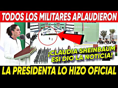 ACABA DE PASAR ¡LA PRESIDENTA LO HIZO OFICIAL FRENTE A MILITARES! TODOS APLAUDIERON GRAN ACCION