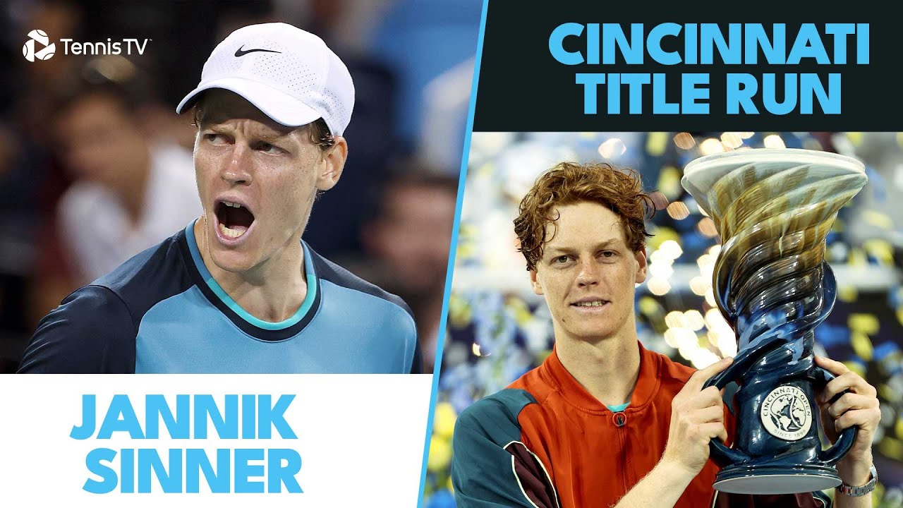 Jannik Sinner Best Shots In Cincinnati Title Run!