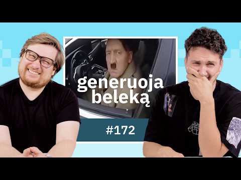 YouTube thumbnail for 172: Vaizdo generavimas „pravėrė pragaro vartus“? Sora 2