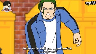#eps33 || memperebutkan gelar pentolan kelas1 part 14 - animasi jagisa