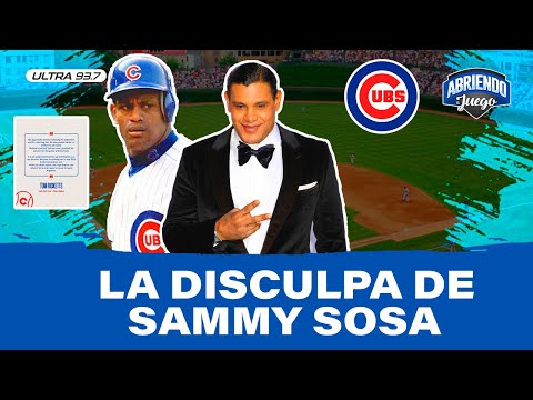 Sammy Sosa se disculpa con los Cubs vía un comunicado