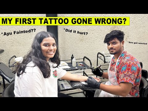 Aayu Ka First Tattoo | Ayu And Anu twin Sisters