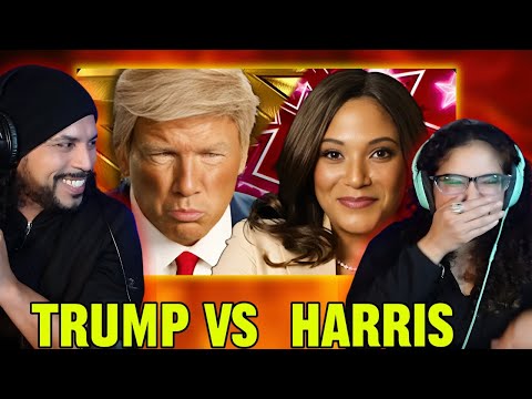 Donald Trump vs Kamala Harris  Epic Rap Battles (rom reaction)