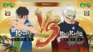 Kawaki Boruto vs koji Kashin Boro