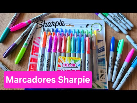 Marcadores Sharpie 34 cores