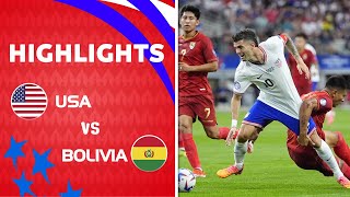 🔴 Highlights | USA - Bolivia | Pulisic Ghi Dấu Ấn Với Siêu Phẩm Mở Tỷ Số!