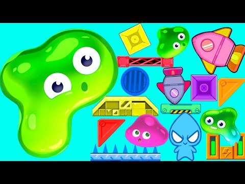 Juegos para Niños - Slime Labs 2 Niveles 1-8 - Juegos de Pelotitas de Laboratorios para Niños