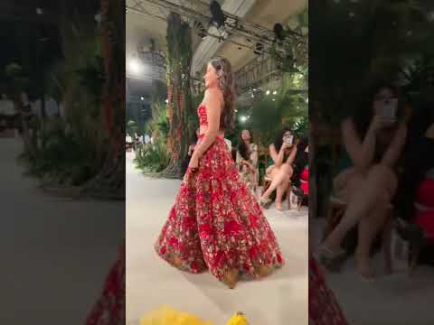 Rashmika Mandanna looks stunning in Varun Bahl! #rashmikamandanna #shorts #ashortaday #fashionweek
