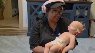I Surprised My Daughter With Her First Silicone Baby #babeside