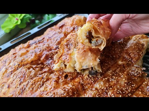 KÜLTÜRLÜ BÖREK BUU 🤣 Böreğin Kültürlüsü 🤣 EL AÇMASI MANTARLI BÖREK l  Mutfağımdaki Tadlar l Tarifler