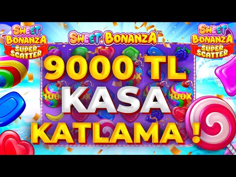 SWEET BONANZA SUPER SCATTER 🍭| 9000 TL KASA KATLAMA TAKTİKLERİ ! 🍭SLOT OYUNLARI TAKTİK KAZANÇ 🍭