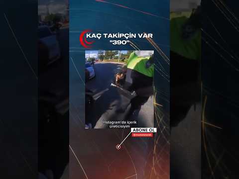 Kaç takipçin var sorusunu soran polis kahkahaya boğuldu