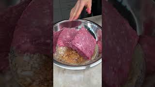 Smoked lamb meatloaf for Easter