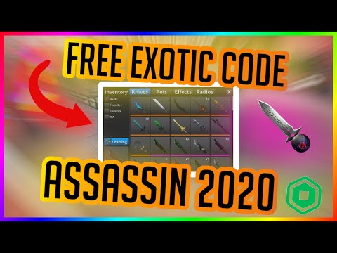 Exotic Codes For Roblox Assassin 07 2021 - free exsotic cdes in roblox assain