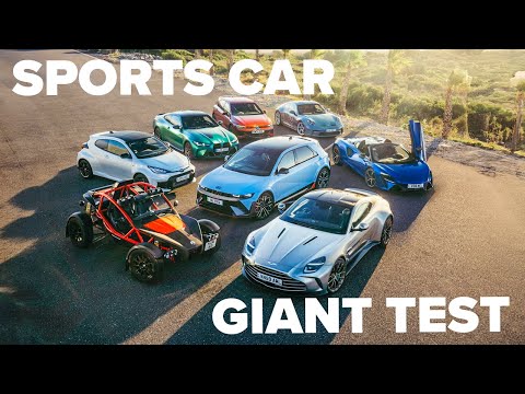 Sports Car Giant Test 2024 | Porsche vs McLaren vs Aston Martin & more!