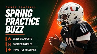 Spring Practice Buzz Through 1 Week + Q&A | CanesWear TV