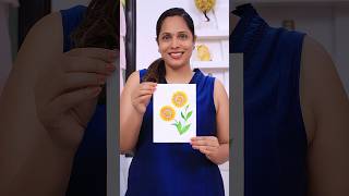 Pastel Sun Flower painting | Step By Step | Part 14 | Shruti Shorts