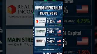 Dividendenzahler HEUTE! Bist du Team MAIN STREET oder Team REALTY? #aktien #börse