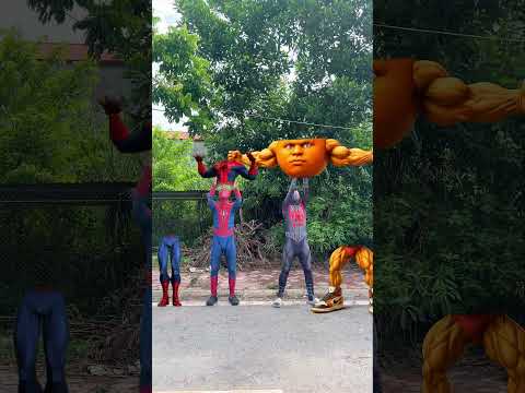 Spider Man and Black dance happily with friends 🤣 🤣 🤣 #spideylife