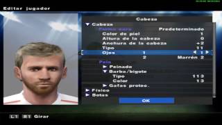 new look de messi rubio platinado y maxi rodriguez 2016 en pes ps2