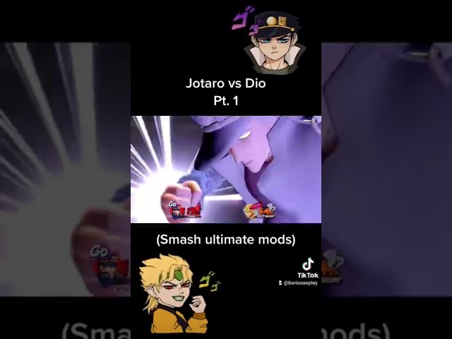 Jotaro vs Dio Super Smash Bros Ultimate Mod