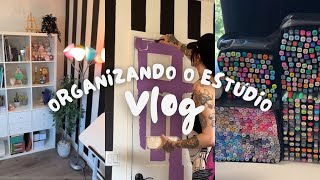 PINTANDO A PORTA E MUDANDO TUDO DE LUGAR - SERÁ QUE FICOU BOM?