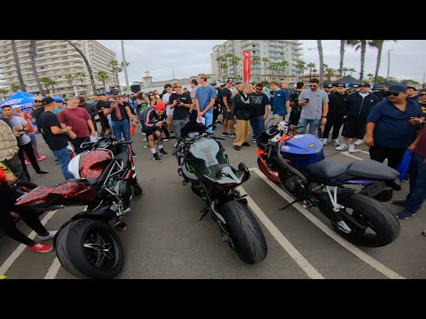 Sneaking My Ninja H2 To The Biggest Hypercar Event!