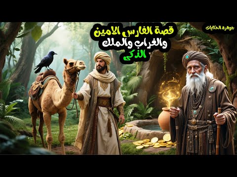 قصة الفارس الامين والغراب والملك الذكى وسر الذهب قصتين من القصص الخيالية المشوقة والمسموعة قبل النوم